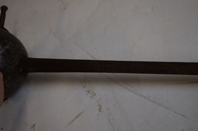 Lot 192 - Spanish cup-hilted rapier, late 18th Century.