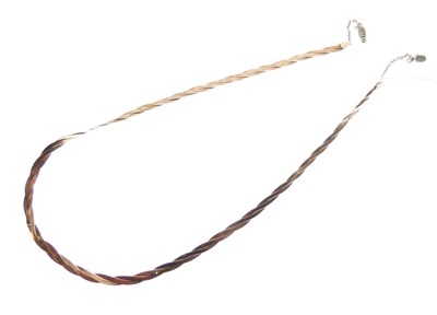 Lot 50 - 9ct gold plaited necklace