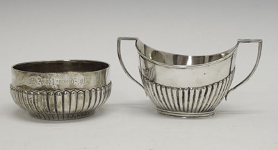 Lot 87 - Late Victorian silver sugar bowl
