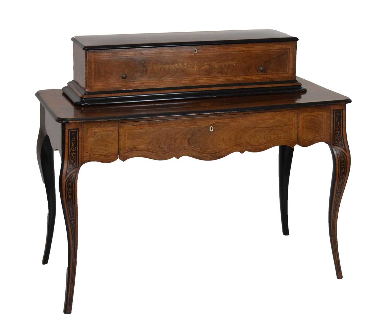 Lot 185 - Fine Nicole Freres six-cylinder interchangeable musical box on stand, playing 36 airs
