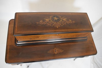 Lot 185 - Fine Nicole Freres six-cylinder interchangeable musical box on stand, playing 36 airs