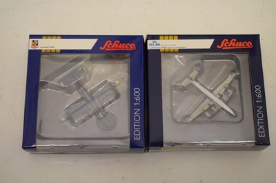 Lot 251 - Quantity of boxed Schuco and Schabak 1:600 and 1:250 scale model planes