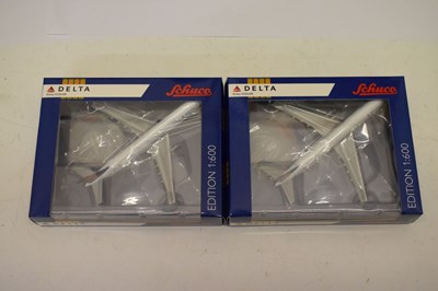 Lot 251 - Quantity of boxed Schuco and Schabak 1:600 and 1:250 scale model planes
