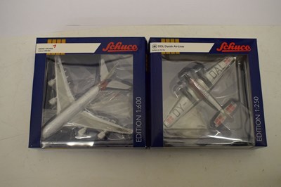 Lot 251 - Quantity of boxed Schuco and Schabak 1:600 and 1:250 scale model planes