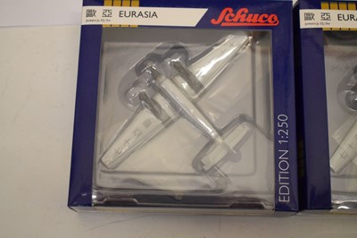 Lot 251 - Quantity of boxed Schuco and Schabak 1:600 and 1:250 scale model planes