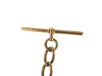 Lot 52 - Late Victorian 18ct gold half hunter-cased pocket watch with Albert
