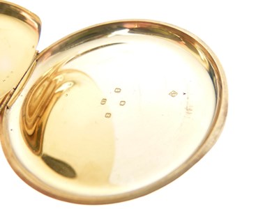 Lot 52 - Late Victorian 18ct gold half hunter-cased pocket watch with Albert