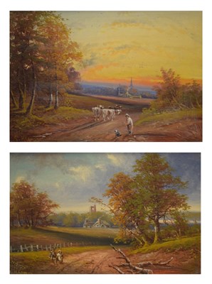 Lot 500 - George Harris  - Pair of oils on board