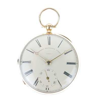 Lot 53 - Frodsham, Gracechurch Street, an 18ct gold open-faced pocket watch