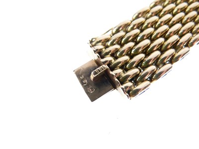 Lot 16 - Heavy wide bracelet