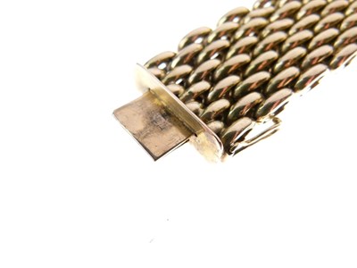 Lot 16 - Heavy wide bracelet