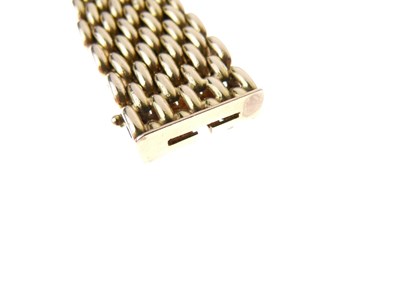 Lot 16 - Heavy wide bracelet