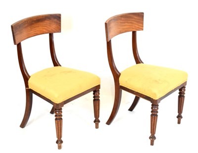 Lot 515 - Pair of Regency dining chairs