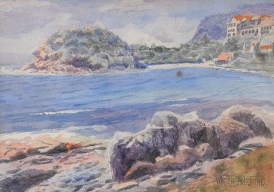 Lot 429 - Walter Hartland - Watercolour- Swan River, Perth, Australia and two unframed
