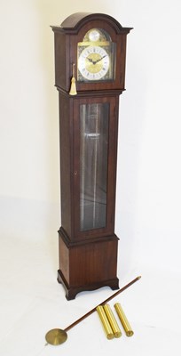 Lot 346 - Reproduction grandmother clock