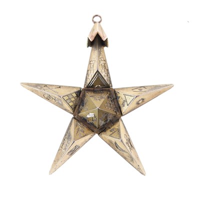 Lot 34 - Masonic Interest - Seal fob of pentagonal pyramid form