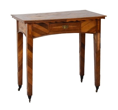 Lot 405 - Early 20th Century parquetry side table
