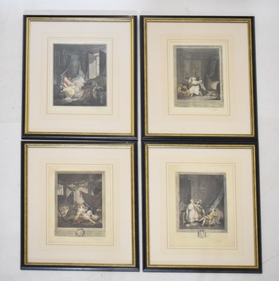 Lot 451 - Four early 20th Century French engravings