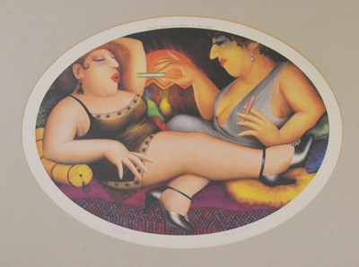 Lot 396 - Beryl Cook (1926-2008) - Signed limited edition print - Sultry Afternoon