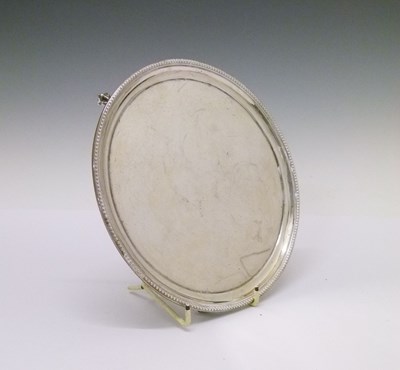 Lot 71 - Late Victorian silver salver