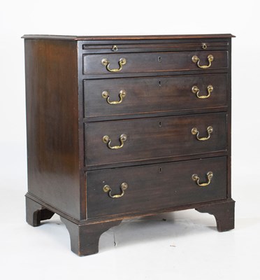 Lot 377 - George III mahogany chest of drawers