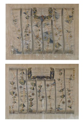 Lot 391 - Pair of John Ogilby maps