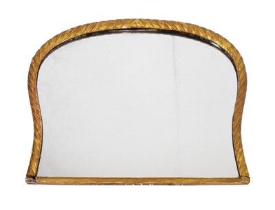 Lot 493 - Victorian giltwood overmantel mirror