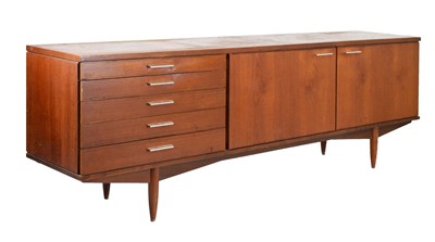 Lot 408 - Attributed to White and Newton - circa 1960s teak sideboard