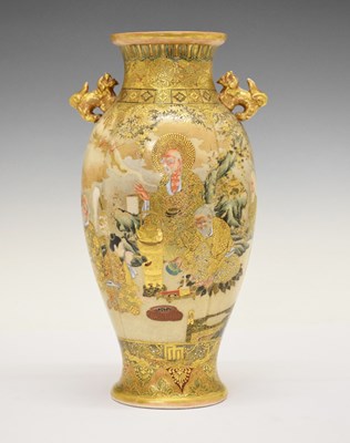 Lot 354 - Good quality Japanese Satsuma vase
