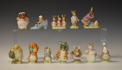 Lot 279 - Twelve Beswick Beatrix Potter figures