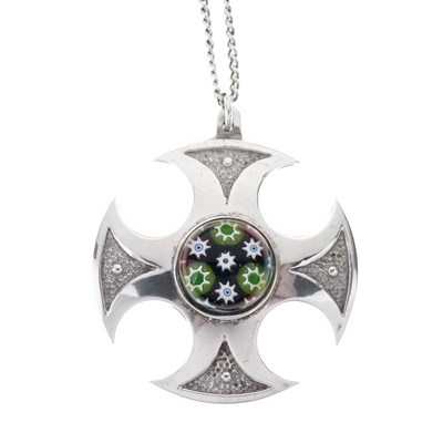 Lot 21 - Caithness - Sterling silver Celtic cross design pendant