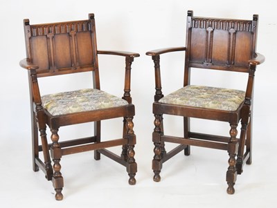 Lot 487 - Pair of late 20th Century Ercol armchairs