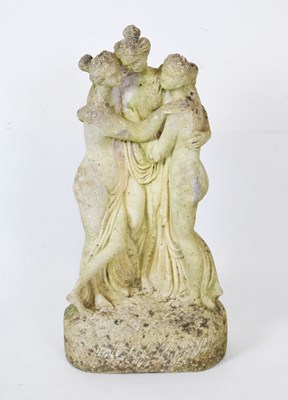 Lot 498 - Composition figural group 'Three Graces'