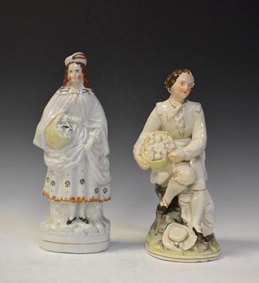 Lot 287 - Two mid 19th Century Staffordshire figures