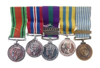 Lot 97 - Group of British Miniature medals