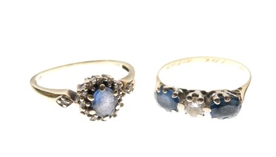 Lot 11 - Two dress rings