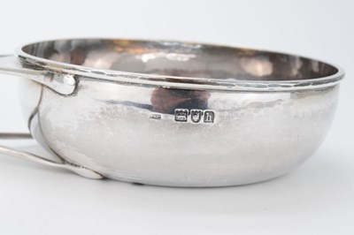 Lot 79 - Charles Robert Ashbee (1863-1942) for the Guild of Handicraft silver porringer