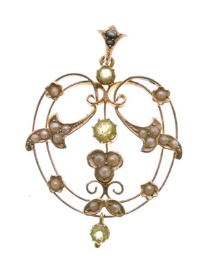 Lot 27 - Art Nouveau pendant