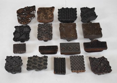 Lot 447 - Quantity of Indian printing blocks