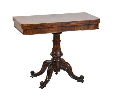 Lot 786 - Victorian card table