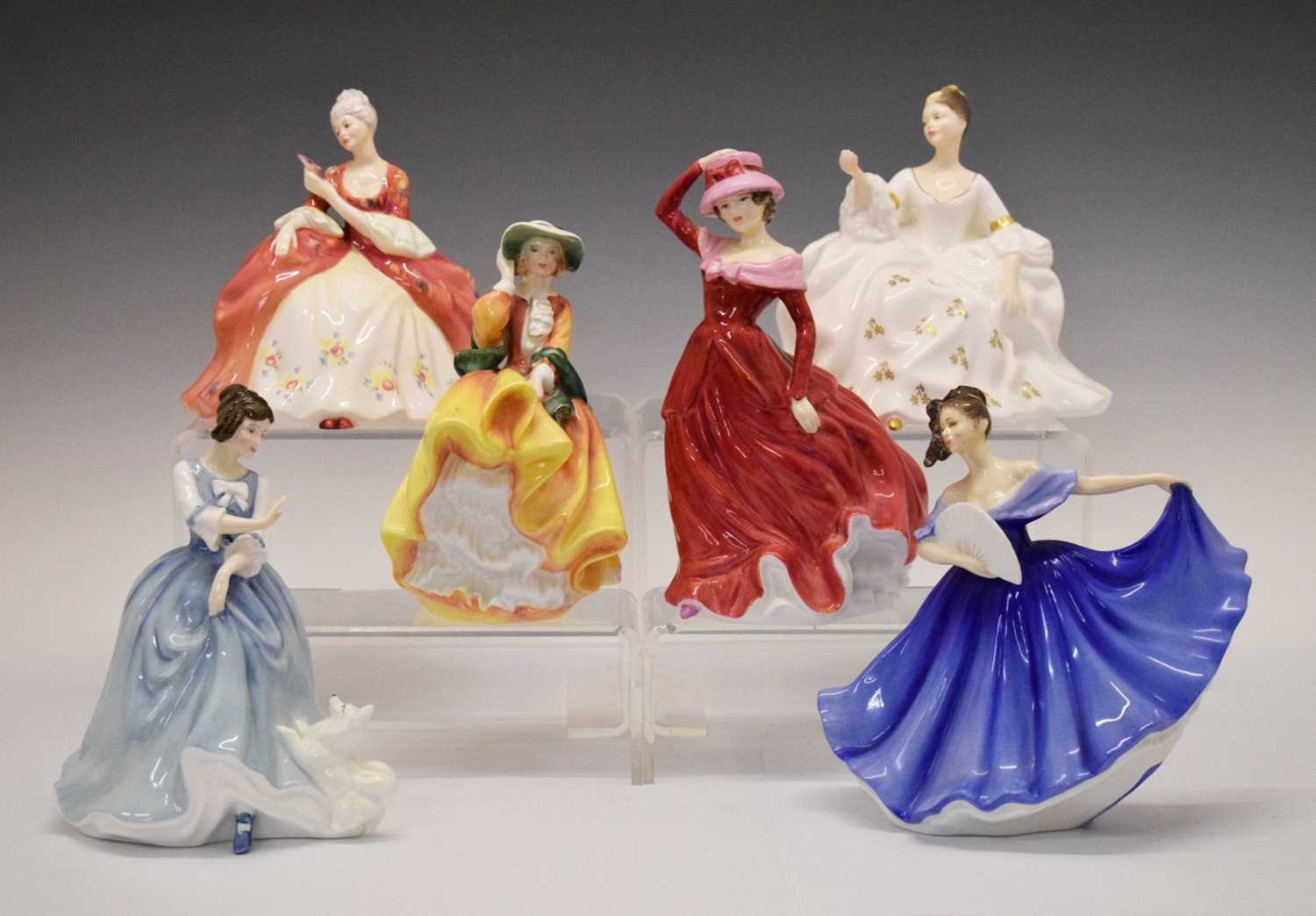 Lot 344 - Six Royal Doulton figures