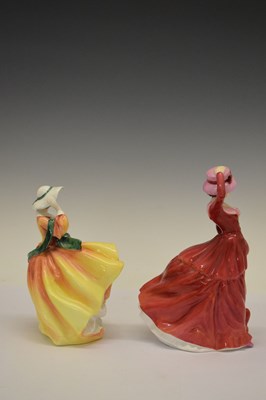 Lot 344 - Six Royal Doulton figures