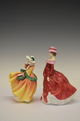 Lot 344 - Six Royal Doulton figures