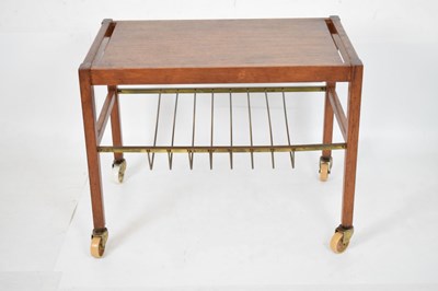Lot 787 - Circa 1960s/1970s retro teak Canterbury/coffee table