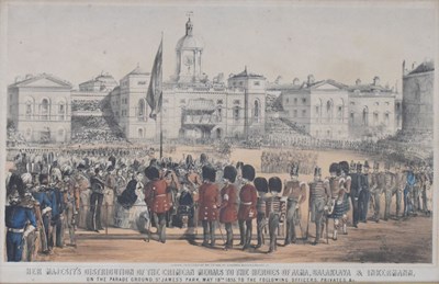 Lot 219 - 19th century coloured print - Crimean War `Interest