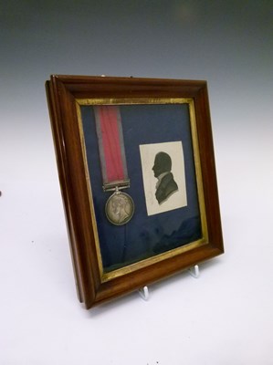 Lot 225 - Military General Service Medal, 1793-1814, together with a silhouette