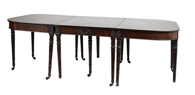 Lot 634 - Regency mahogany dining table