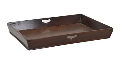 Lot 636 - Victorian rectangular tray
