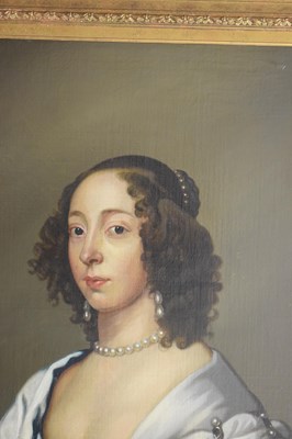Lot 414 - Manner of Antony Van Dyck - Three-quarter length portrait of The Countess of Bath