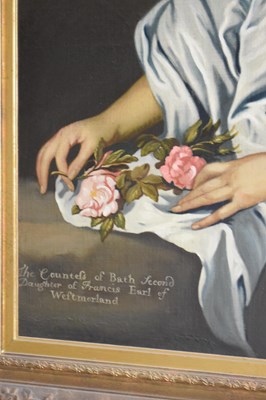 Lot 414 - Manner of Antony Van Dyck - Three-quarter length portrait of The Countess of Bath